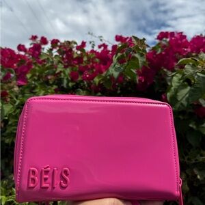 BEIS Luggage x Barbie Pink Travel Wallet Crossbody Bag